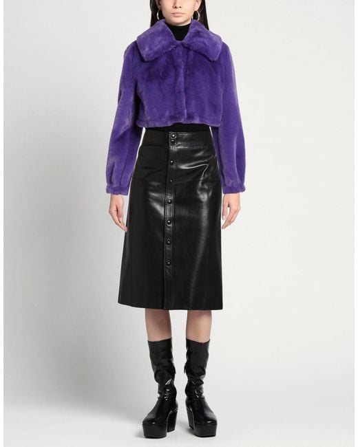 Nenette Purple Shearling & Teddy