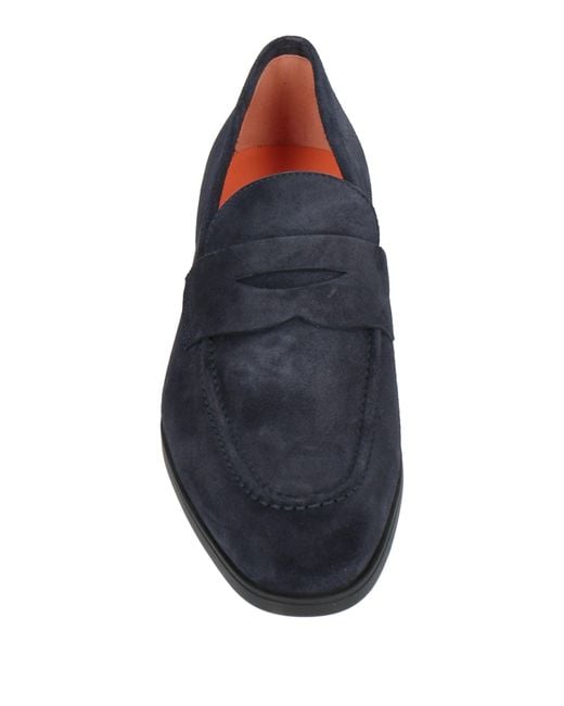 Santoni Blue Loafer for men