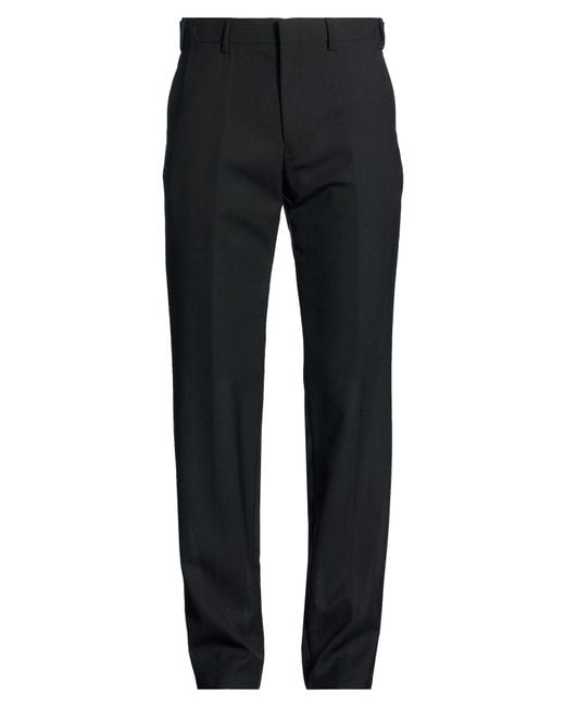 Lardini Black Pants Wool for men