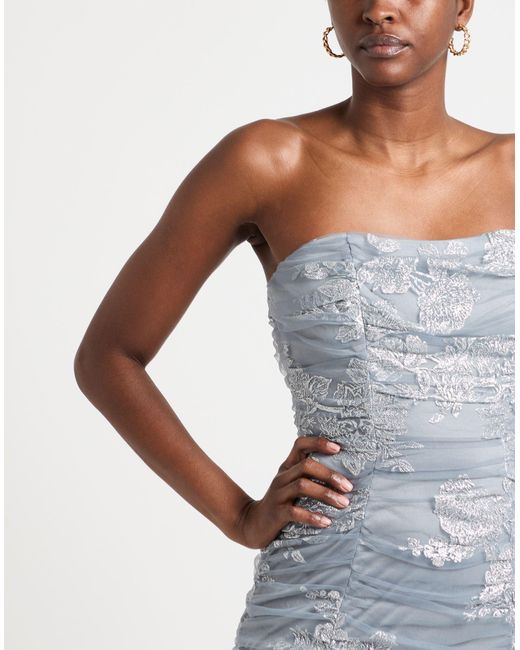 Marchesa Gray Mini-Kleid