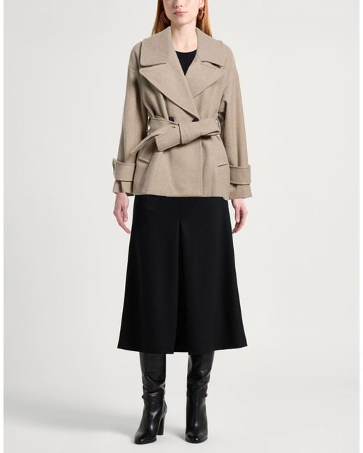 Kaos Natural Coat Polyester, Viscose, Polyamide