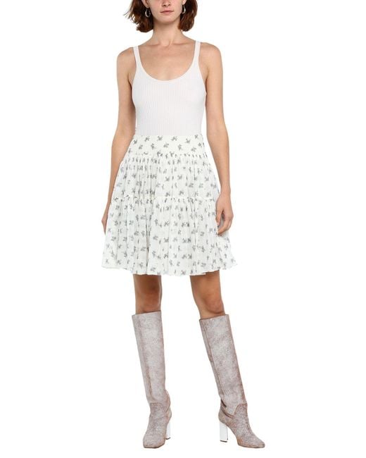 Chloé Natural Mini Skirt