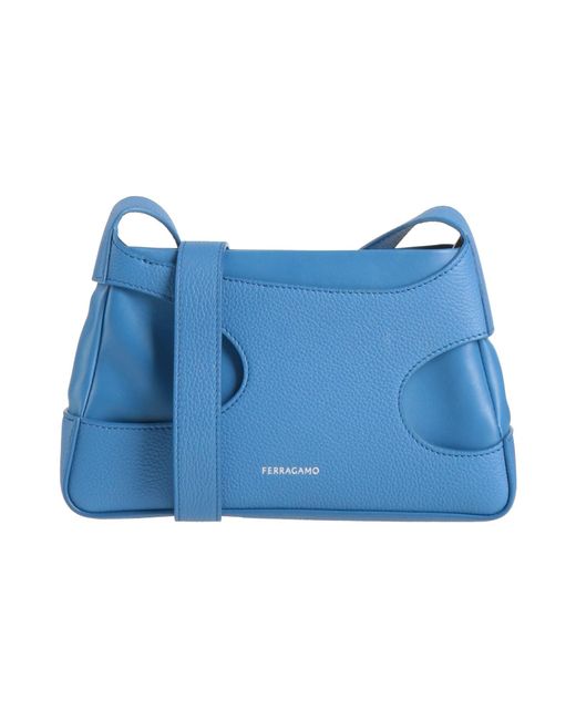 Ferragamo Blue Cross-Body Bags