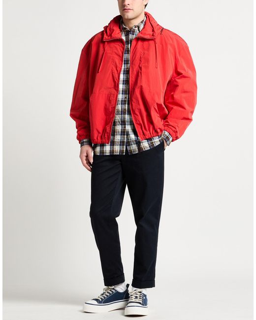 Marni Red Jacket Polyester, Polyamide, Cotton for men