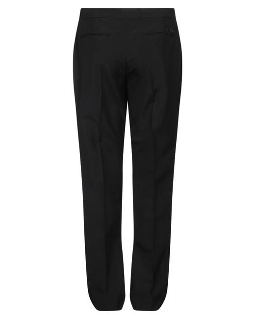 Versace Black Pants Wool, Mohair Wool for men