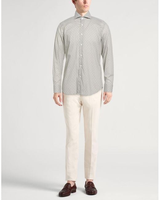 Camisa Fedeli de hombre de color Gray