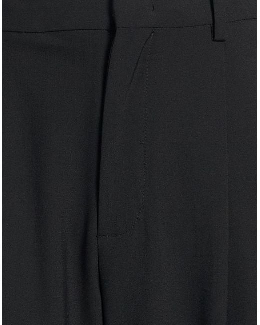 Moncler Black Pants Polyester, Virgin Wool, Elastane