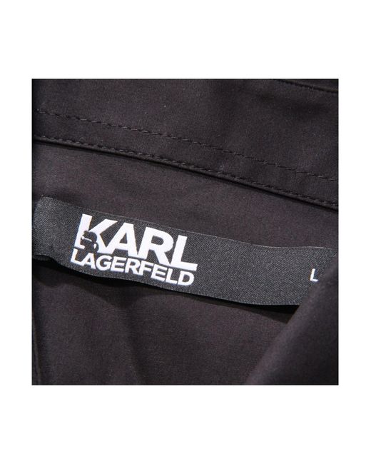 Camisa Karl Lagerfeld de hombre de color Black