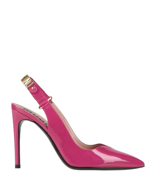 Moschino Pink Pumps Leather