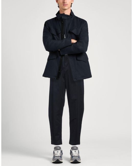 ARMANI EXCHANGE Blue Pants Cotton, Elastane for men