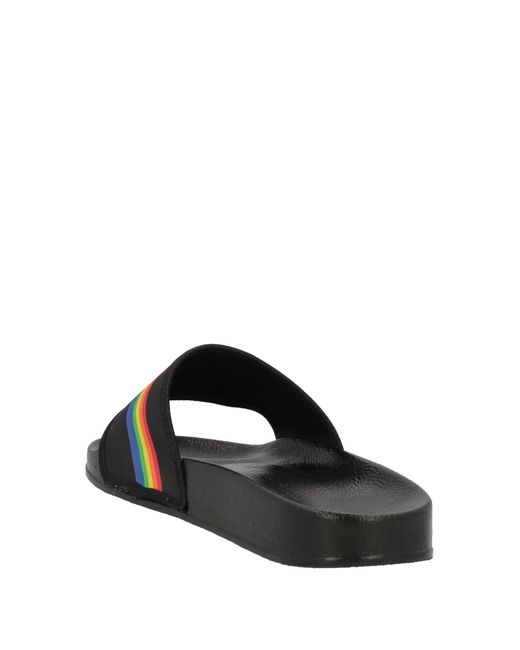 Marcelo Burlon Black Sandals for men