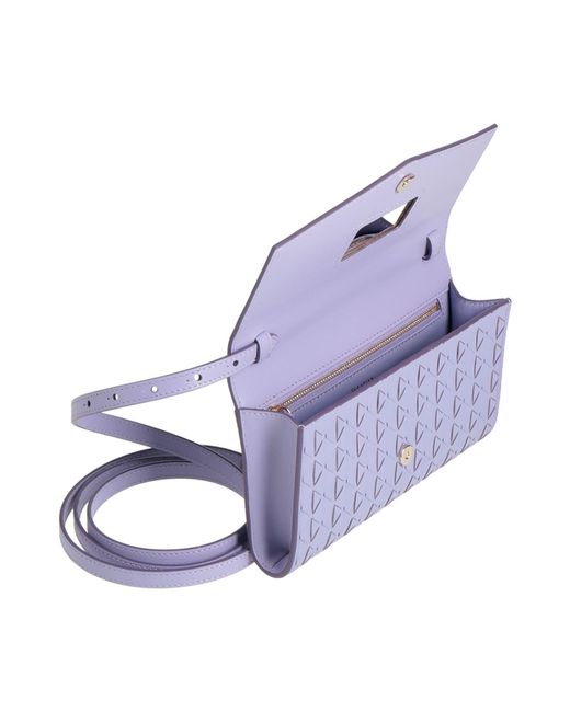 Serapian Purple Handbag Soft Leather