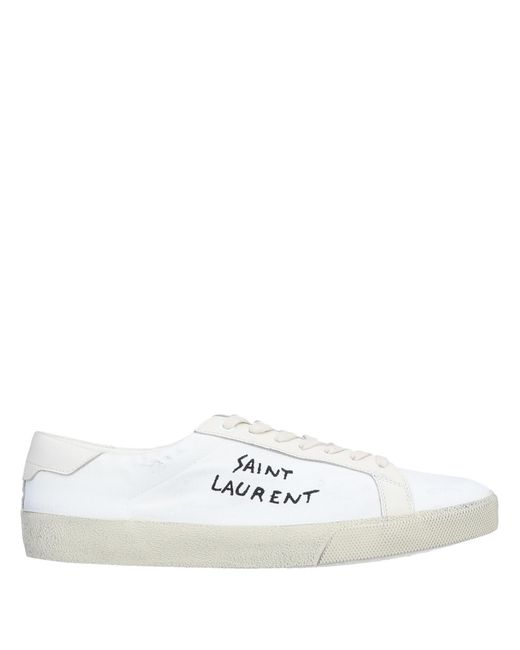 Saint Laurent White Low-tops & Sneakers
