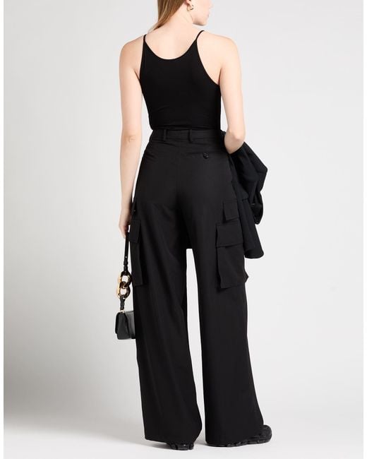 Versace Black Pants Virgin Wool