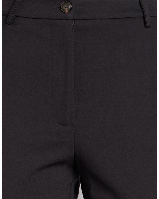 White Wise Blue Pants Viscose, Polyamide, Elastane