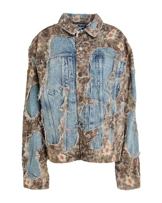 Guess Blue Denim Outerwear