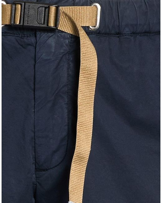 White Sand Blue Pants Cotton, Elastane for men