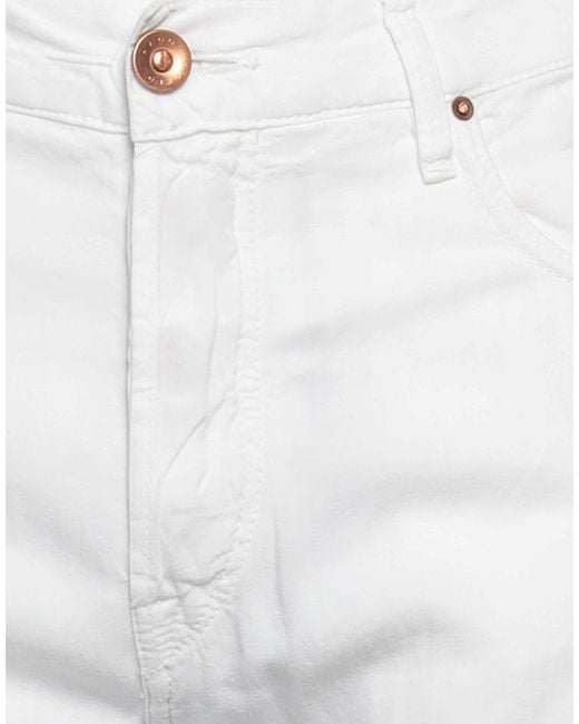 Hand Picked White Pants for men