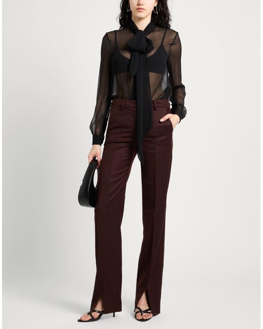 Fabiana Filippi Purple Pants Virgin Wool, Polyamide, Elastane