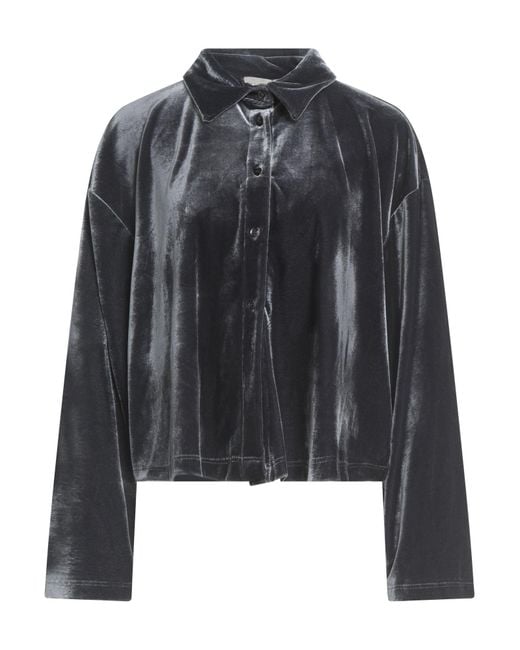 Haveone Black Charcoal Shirt Polyester, Elastane