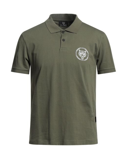 Philipp Plein Green Polo Shirt for men