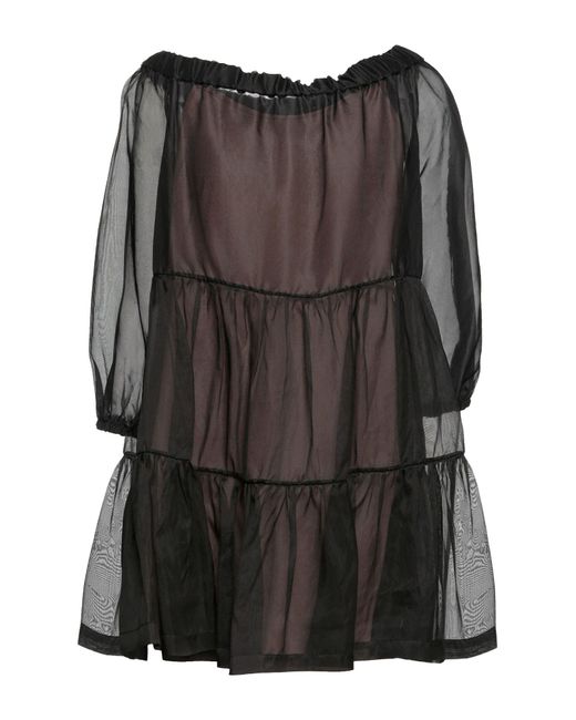 Semicouture Black Short Dress