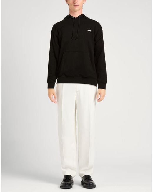 Obey Black Sweatshirt Cotton, Polyester for men