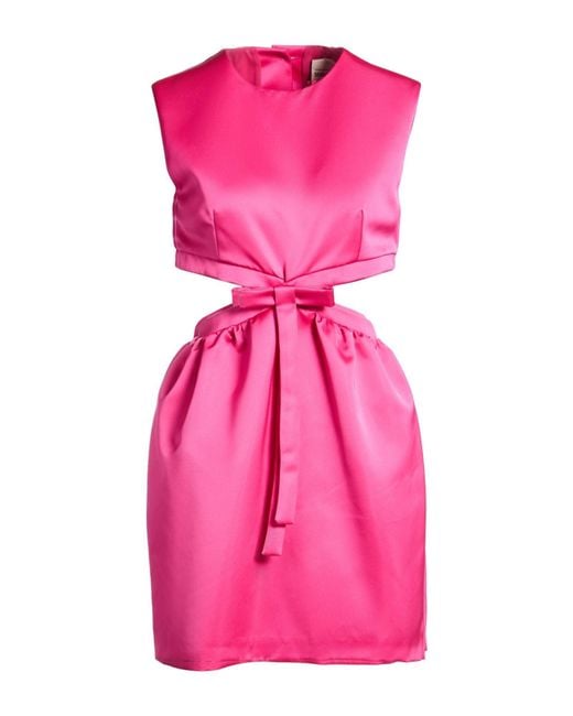 Semicouture Pink Mini Dress