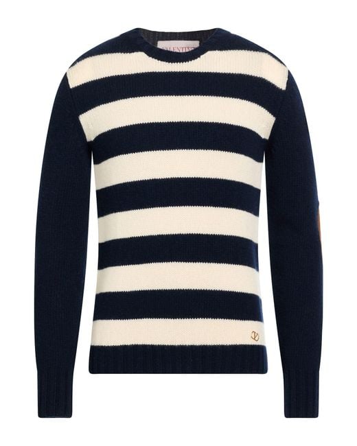 Valentino Garavani Blue Sweater Wool, Cashmere for men