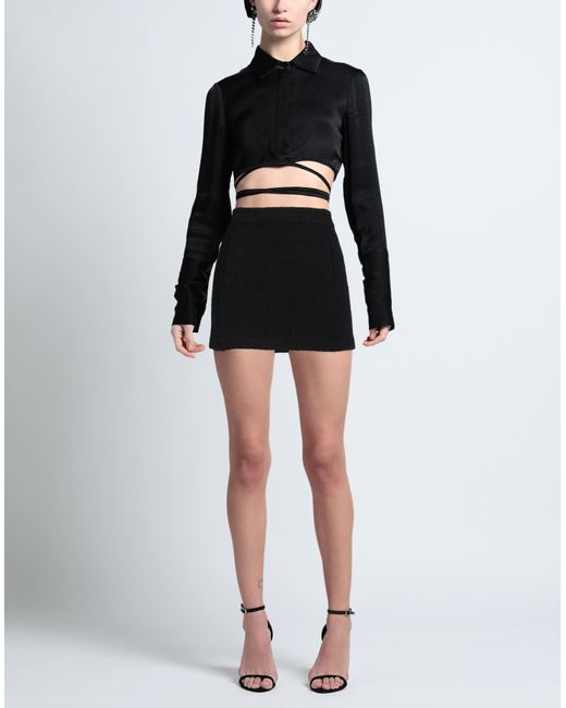 Pinko Black Mini Skirt
