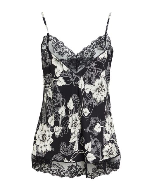 Pinko Black Top Viscose, Polyester, Polyamide