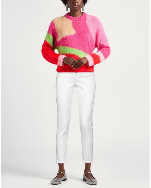 2W2M White Jeans Cotton, Lyocell, Elastomultiester, Elastane
