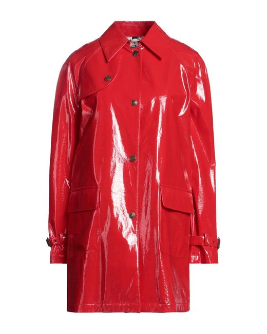 Sealup Red Overcoat & Trench Coat