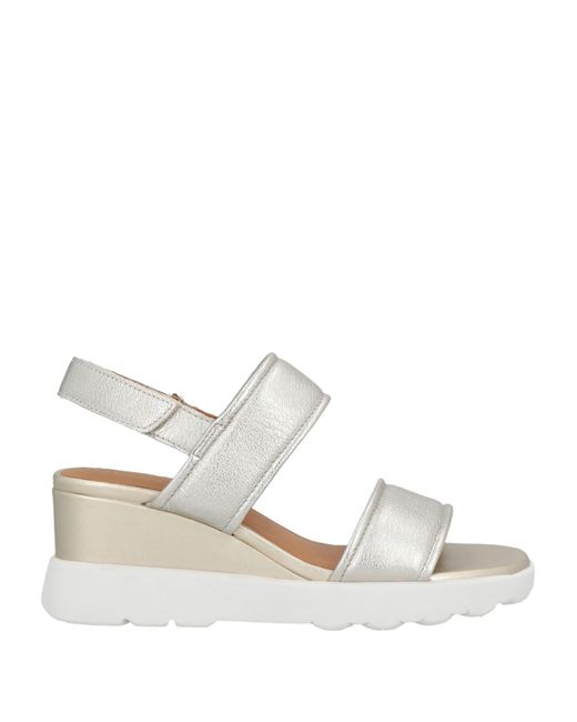 Geox White Sandals
