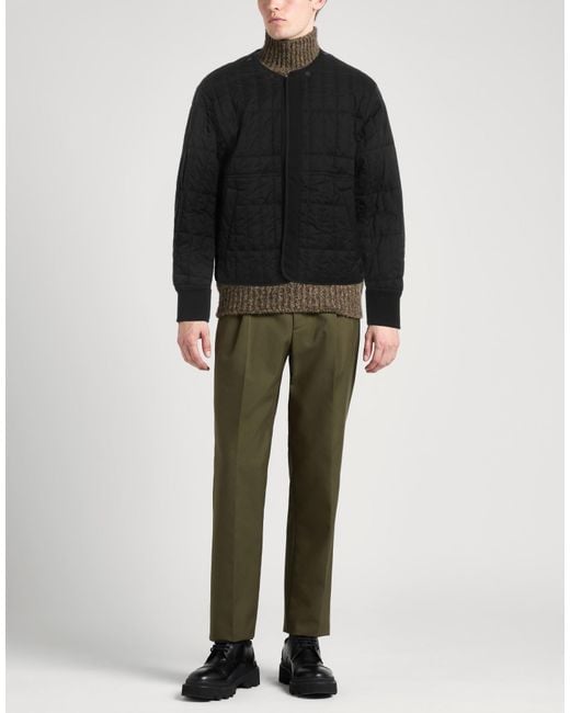 Dunhill Black Quilted Snap-Front Jacket for men