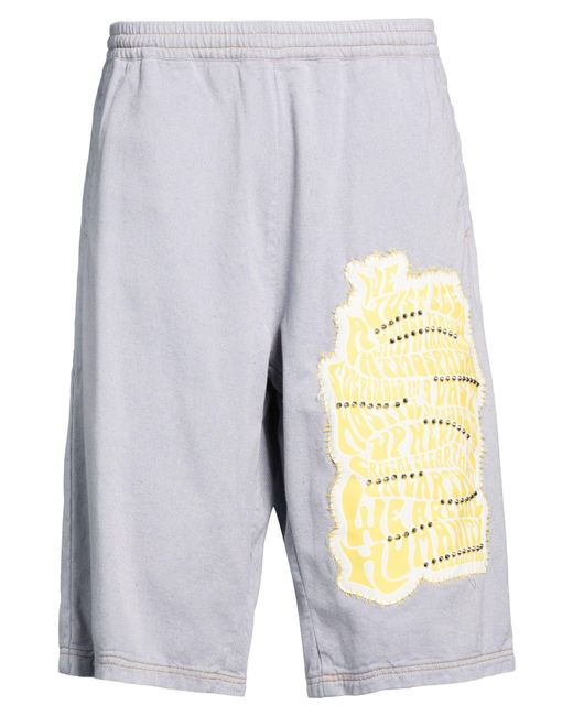 Bluemarble White Denim Shorts Cotton for men