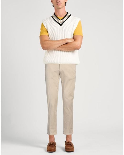 Michael Coal Natural Trouser for men