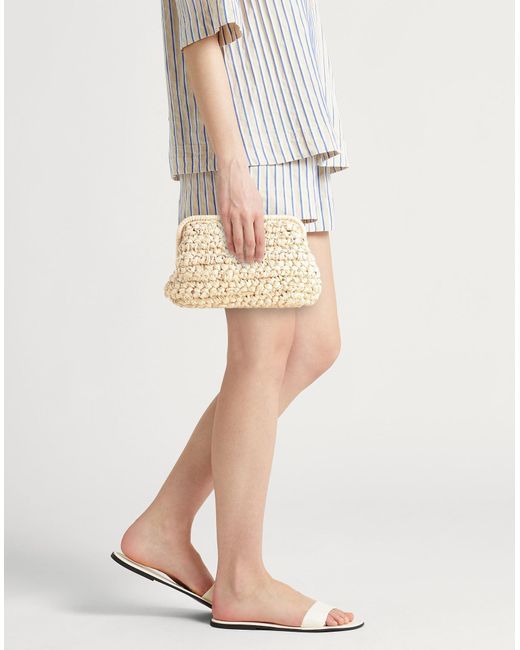 Cult Gaia Natural Handbag Straw