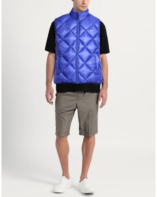 Obey Blue Gilet for men