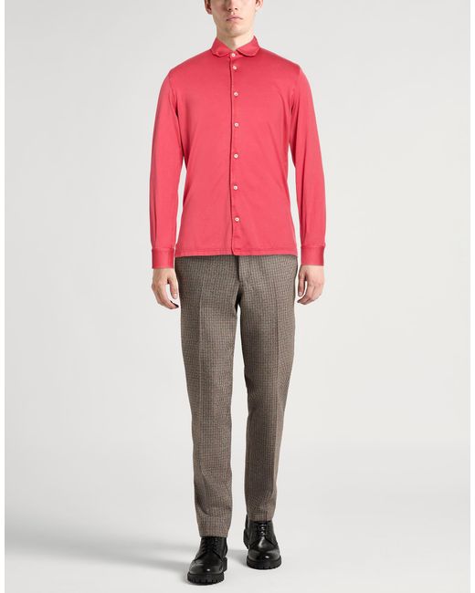 Fedeli Hemd in Pink für Herren