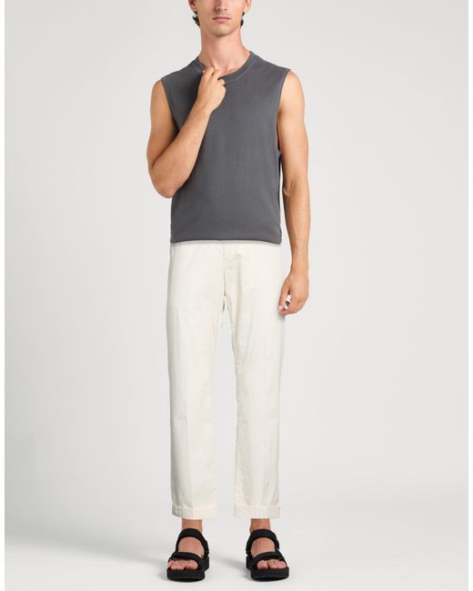 Dondup White Trouser for men