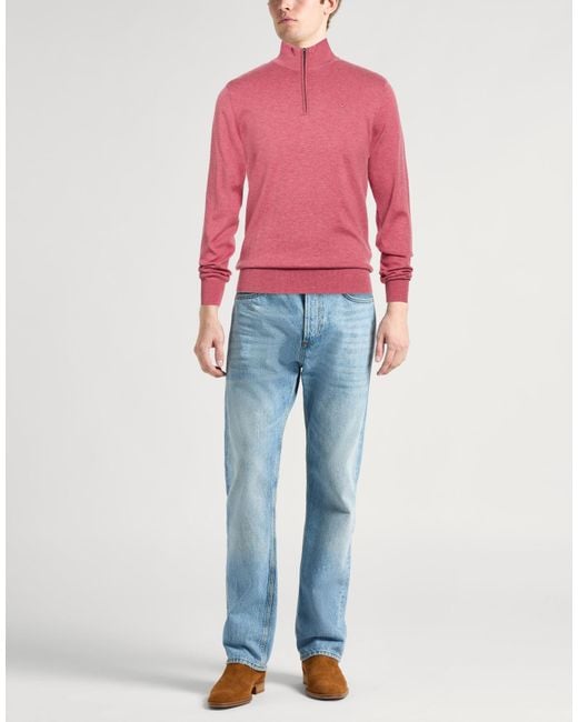 Hackett Rollkragenpullover in Pink für Herren
