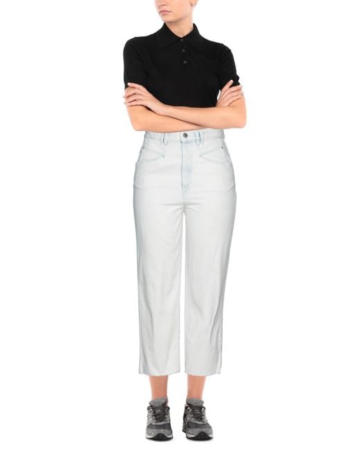 Isabel Marant White Denim Trousers