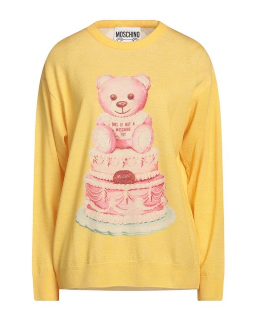Pullover Moschino de color Yellow