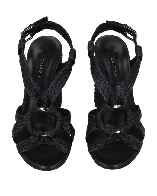 Casadei Black Sandals