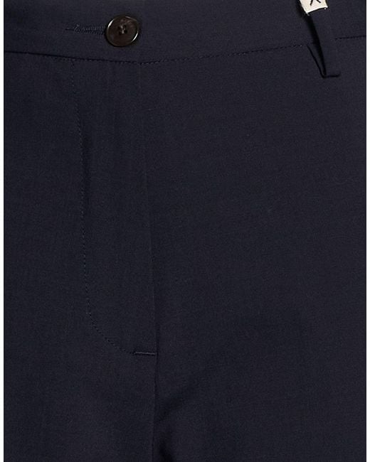 Myths Blue Pants Virgin Wool, Polyamide, Elastane