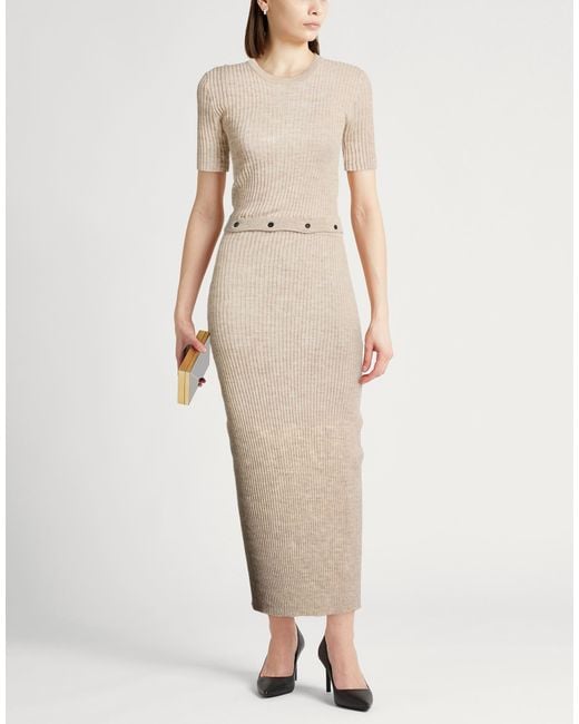 Roberto Collina Natural Maxi Dresses
