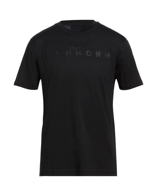 John Richmond Black T-Shirts for men