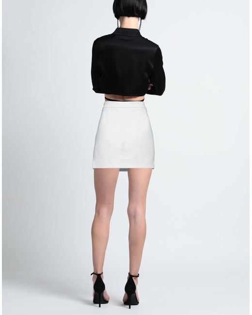 Patrizia Pepe White Mini Skirt