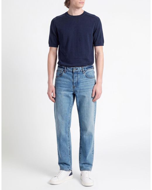 ARMANI EXCHANGE Blue Jeans Cotton for men